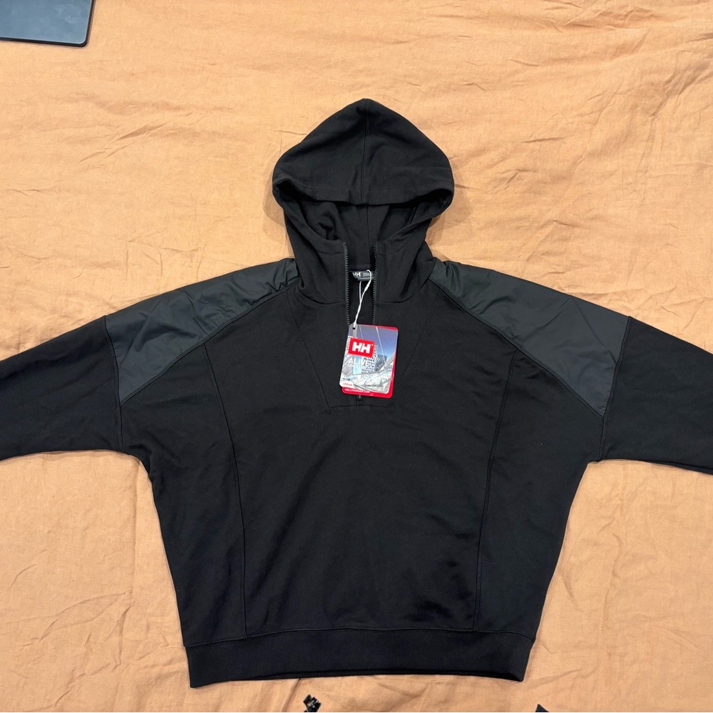 Helly Hansen Charcoal Zip-Up Hoodie woman’s  NWT